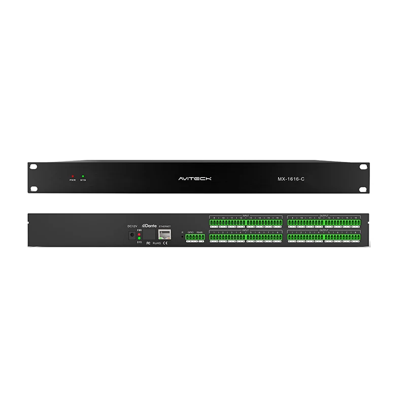 Matrice audio digitale economica a 16 canali