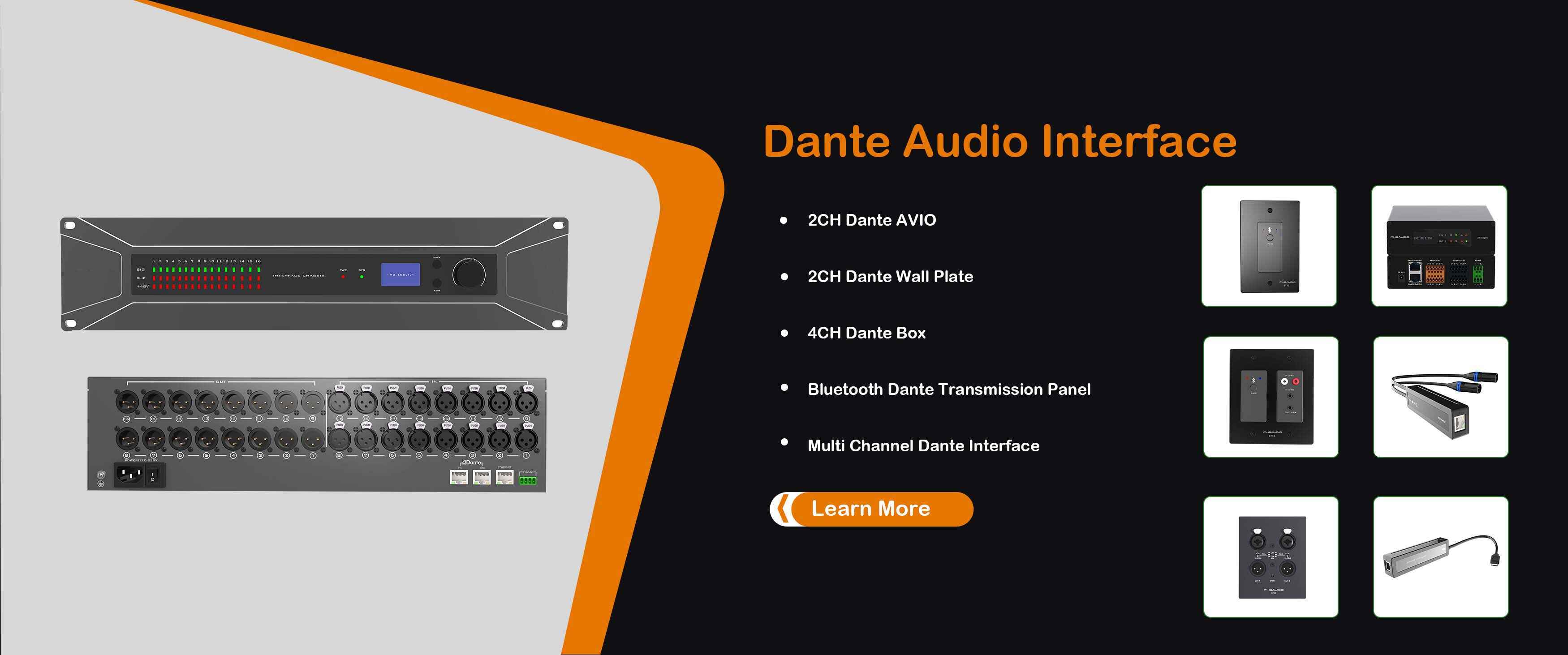 Dante Audio per gli integratori